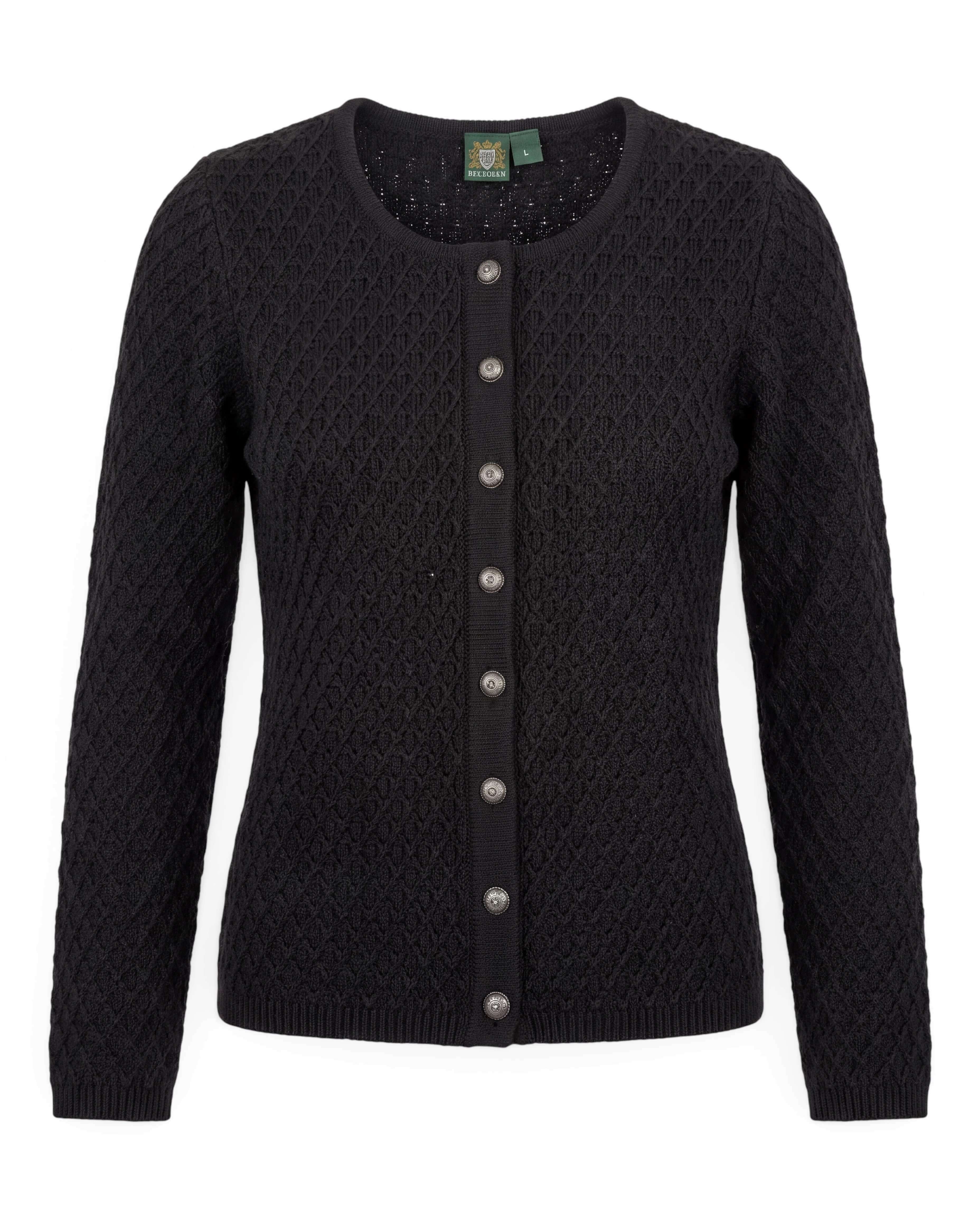 Moschen-Bayern Trachtenstrickjacke Wilma Dirndljacke Strickjacke mit Strukturstrick