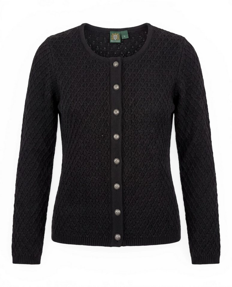 Moschen-Bayern Trachtenstrickjacke Wilma Dirndljacke Strickjacke mit Strukturstrick