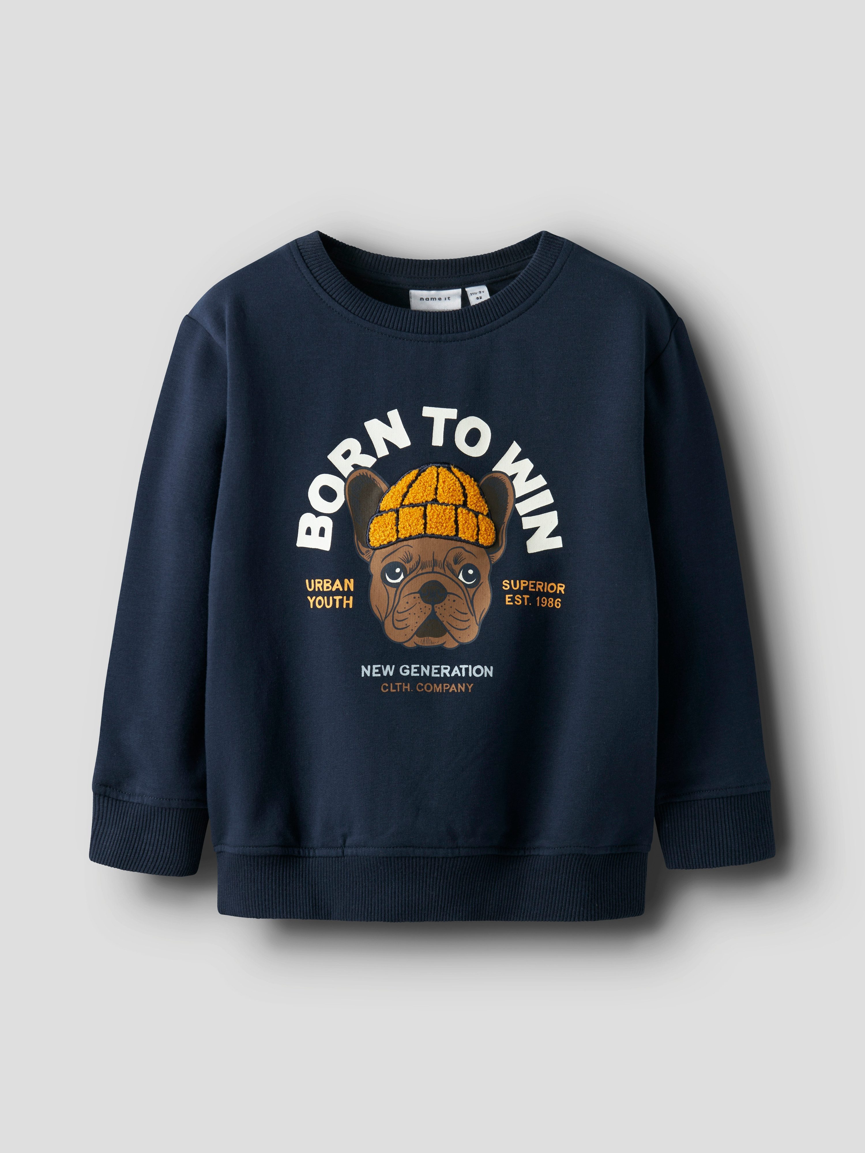 Name It Sweatshirt NMMRIGUNA LS NREG SWEAT BRU BOX