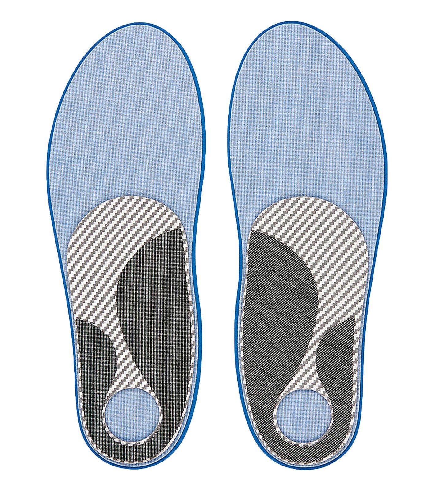 Einlegesohlen XC Einlagen für Einlegesohlen Skating Ski-Langläufer anpassbare Schuheinlage Sidas Custom SIDAS Blau/Schwarz