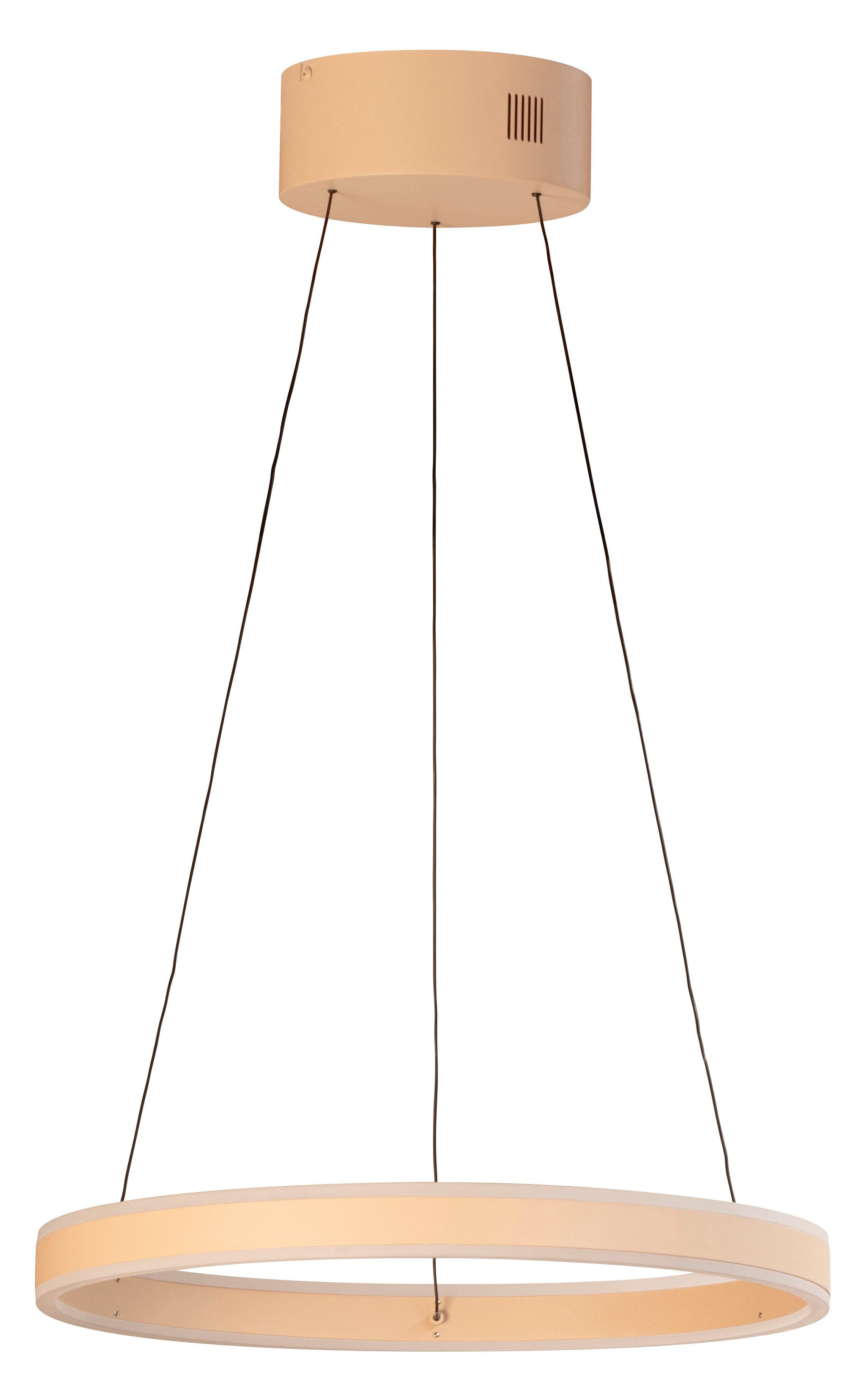 FISCHER & HONSEL Pendelleuchte Silvio, Dimmfunktion, LED wechselbar, Farbtemperatur stufenlos einstellbar, höhenverstellbar mit Kabellift