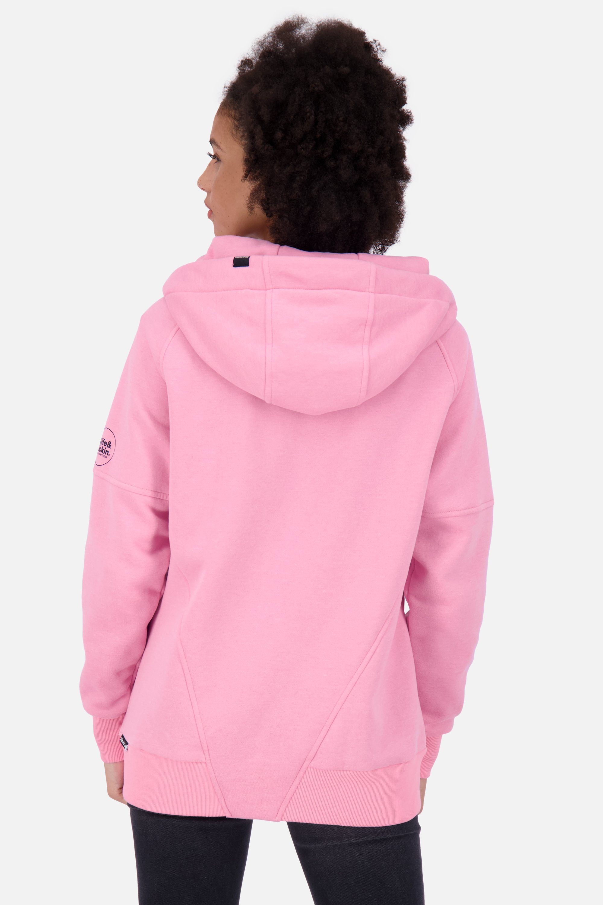 Damen Alife Hooded Sweatjacket Sweatjacke Kapuzensweatjacke, bubblegum melange Kapuzensweatjacke Kickin MariaAK A &