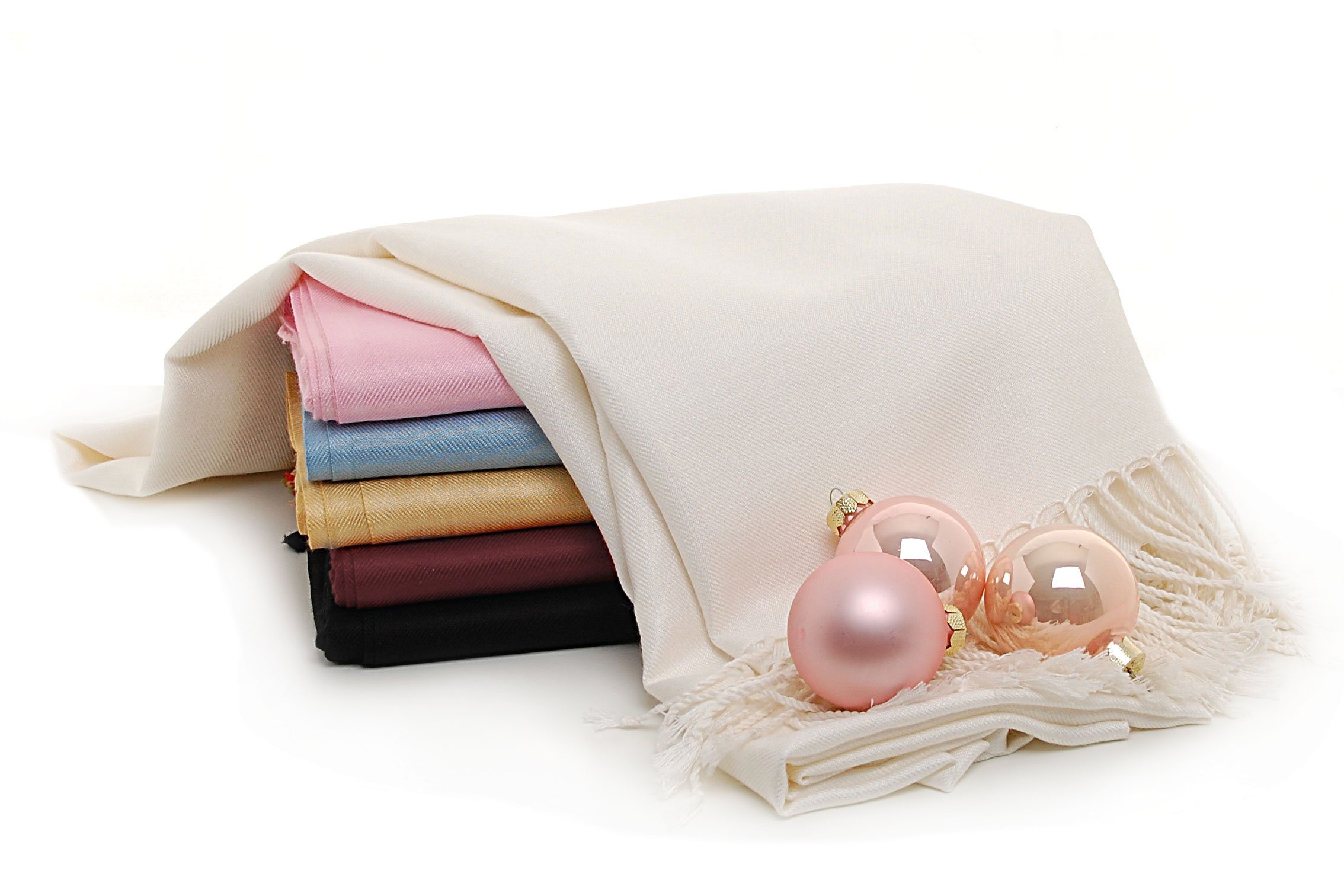 Bovari Schal Pashmina aus 100% Premium Viskose - weich wie Kaschmir -, glänzend wie Seide - 200x70 cm XL Damen-Schal – Bild 4 von 4