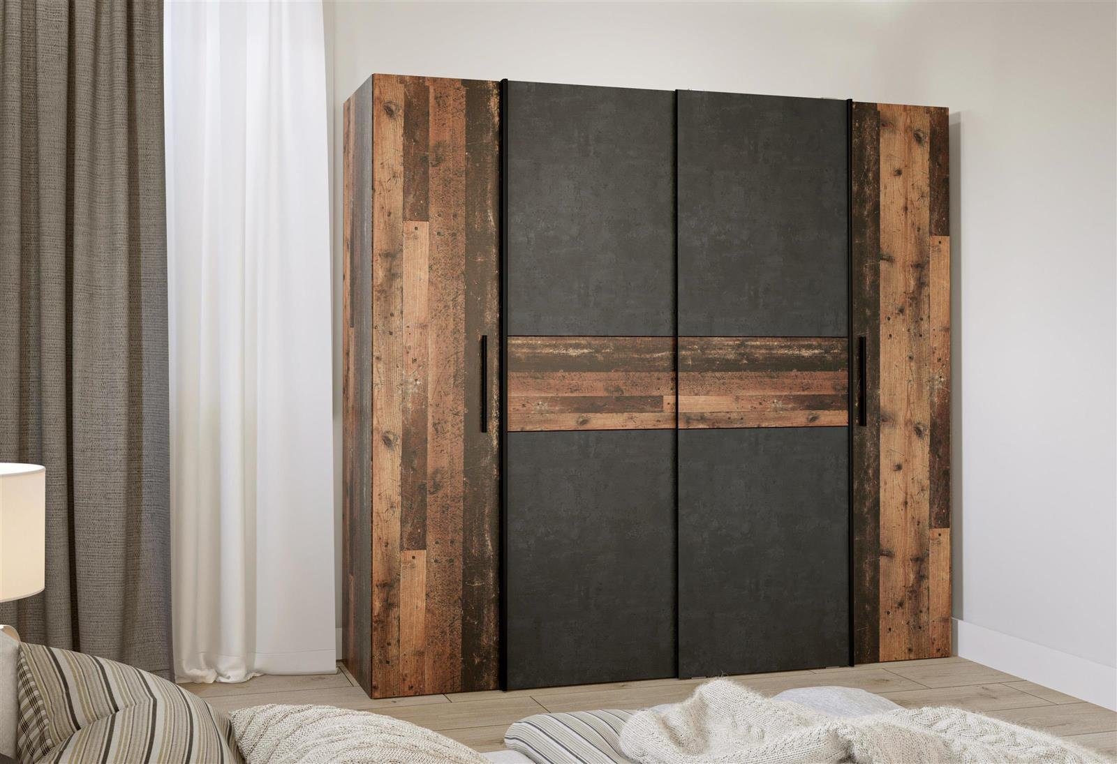 freiraum Kleiderschrank Kaleb 200.1 x 190.5 günstig online kaufen
