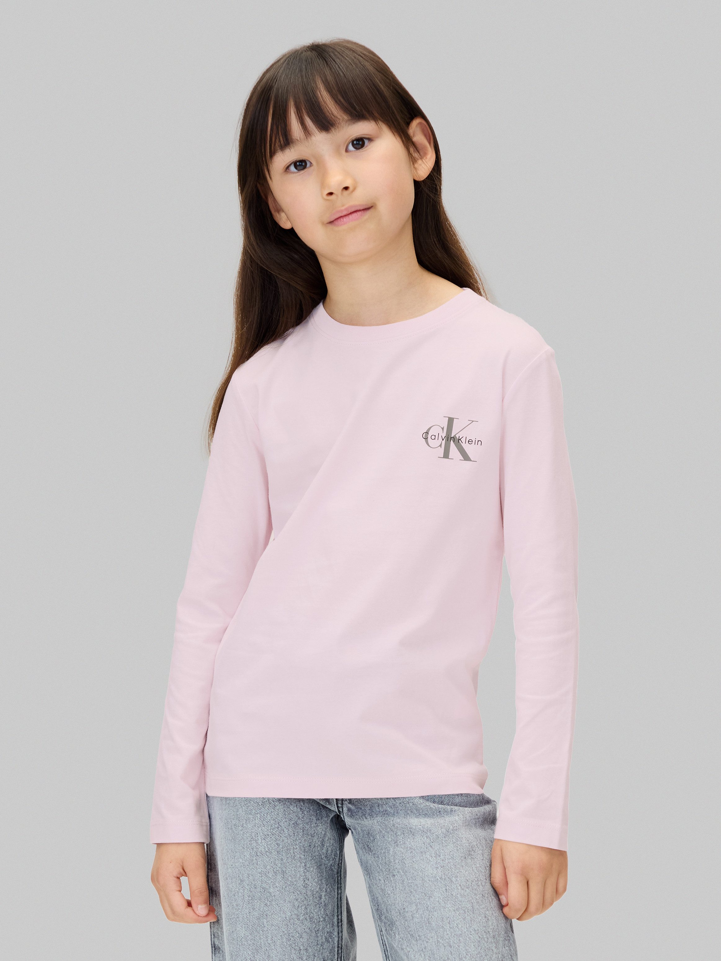 Calvin Klein Jeans Langarmshirt CHEST MONOLOGO günstig online kaufen