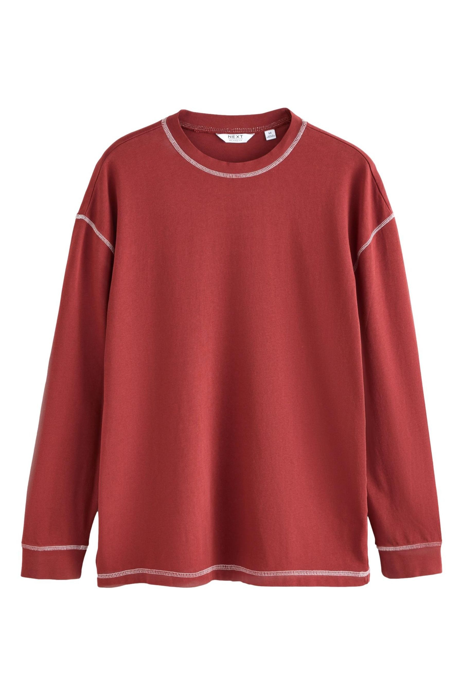Next Langarmshirt Relaxed Fit Langarmshirt aus günstig online kaufen
