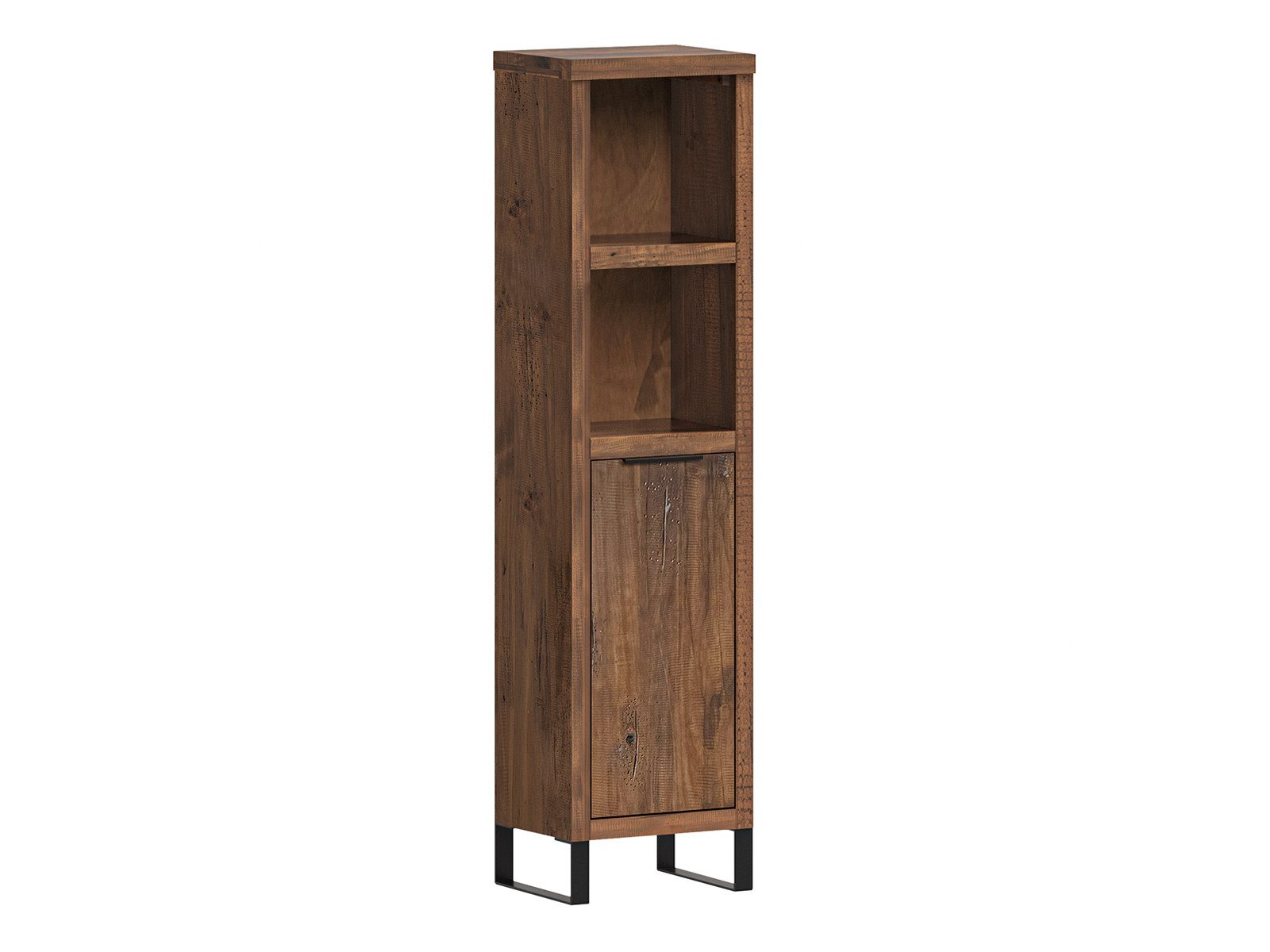 massivum Hochschrank Holz Pinie, Sydney schmaler Holzschrank