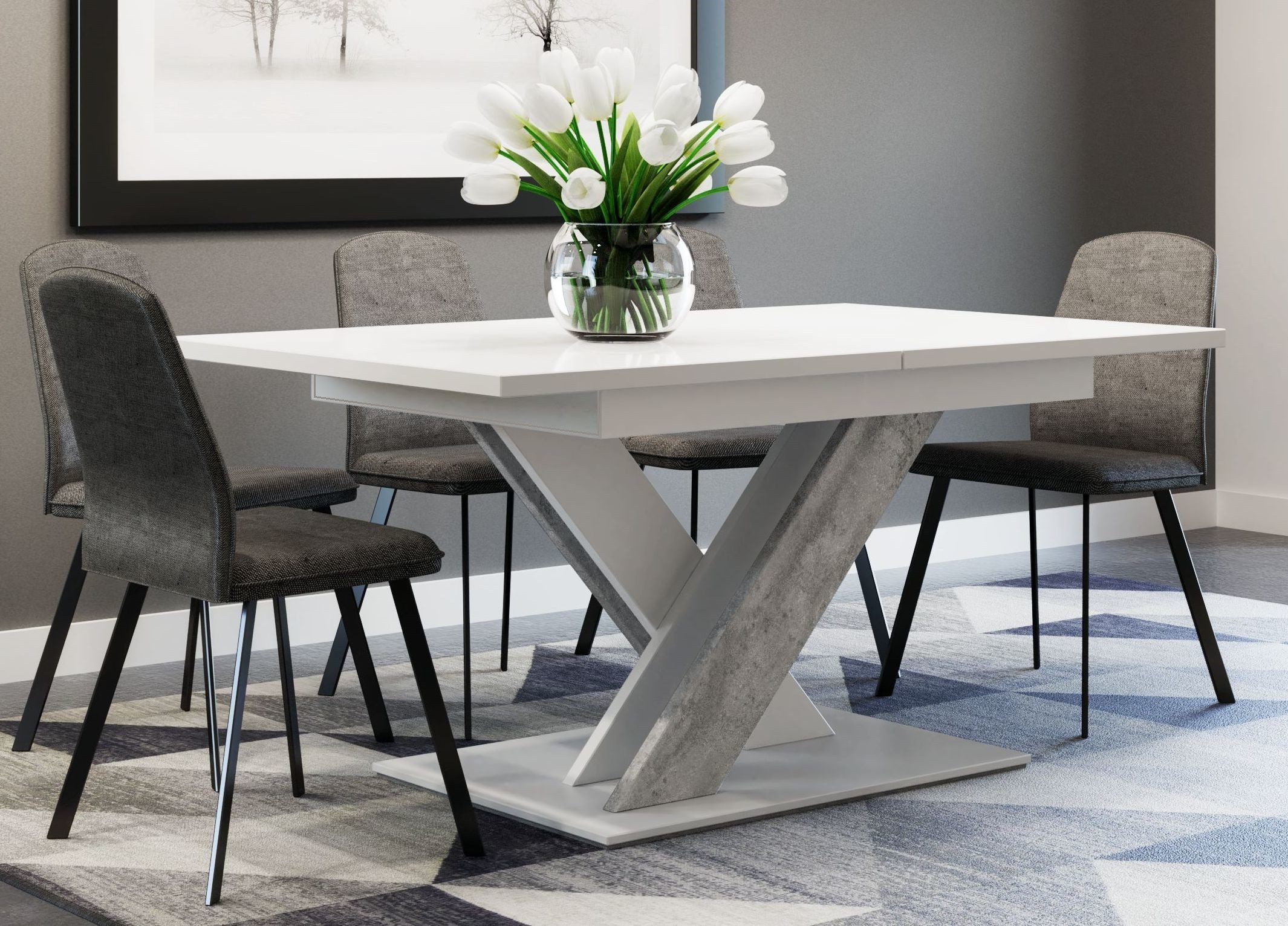 designimpex Esstisch Design PA-222 Tisch ausziehbar günstig online kaufen