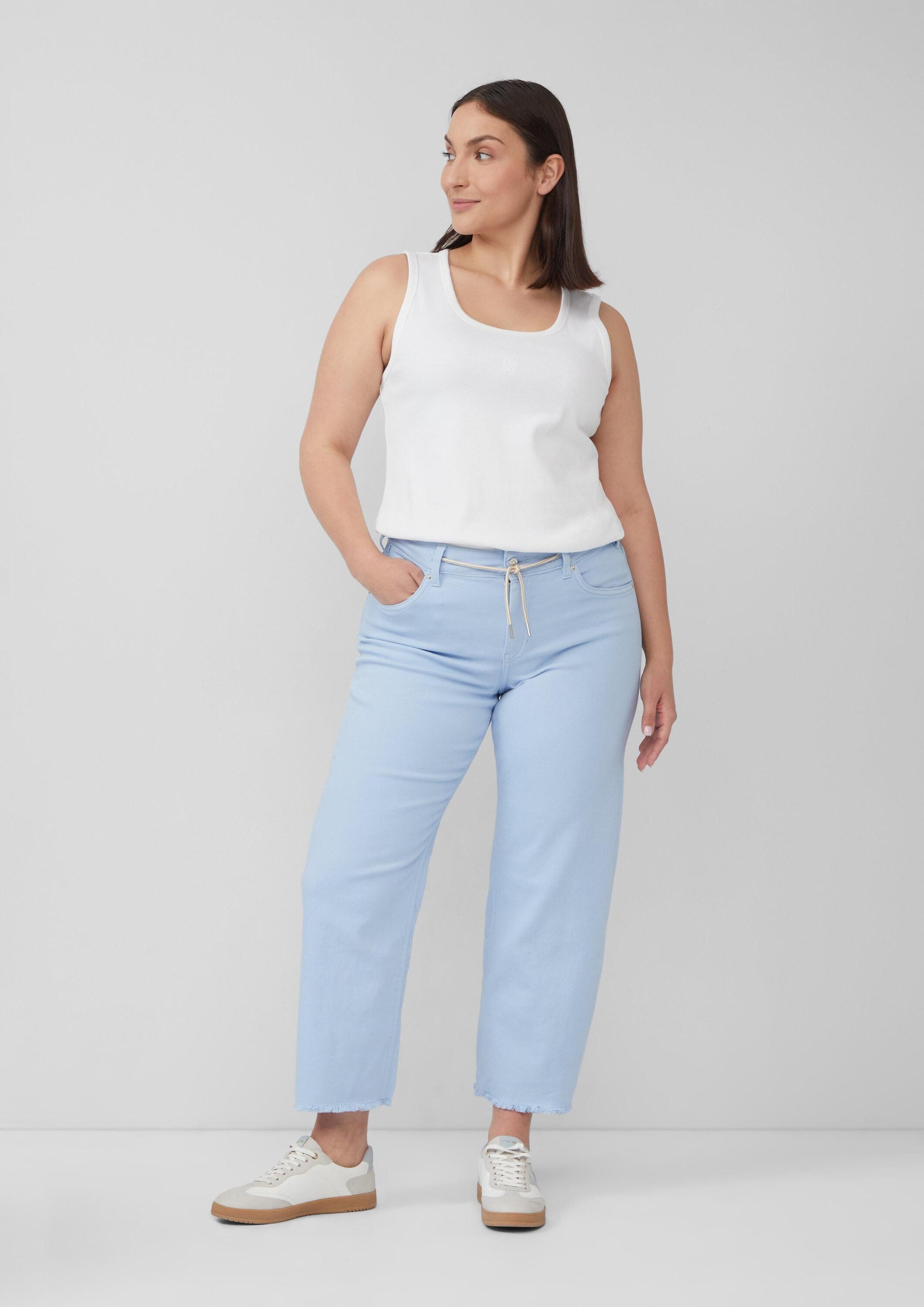 s.Oliver 7/8-Hose Jeans-Hose Cropped-Jeans / Straight günstig online kaufen