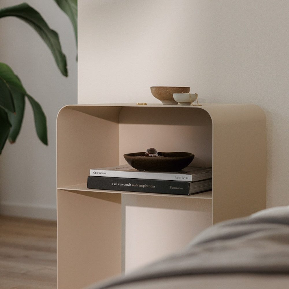 Metallbude Nachttisch Nachtkonsole / Nachtkommode Damio günstig online kaufen