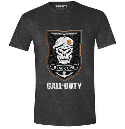 Close Up T-Shirt Call of Duty: Black Ops IIII T-Shirt Skull Logo L
