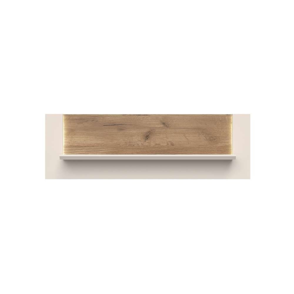 OTTO home Wandregal Sky45, Mit Beleuchtung, lackiert mit wasserbasiertem UV-Lack
