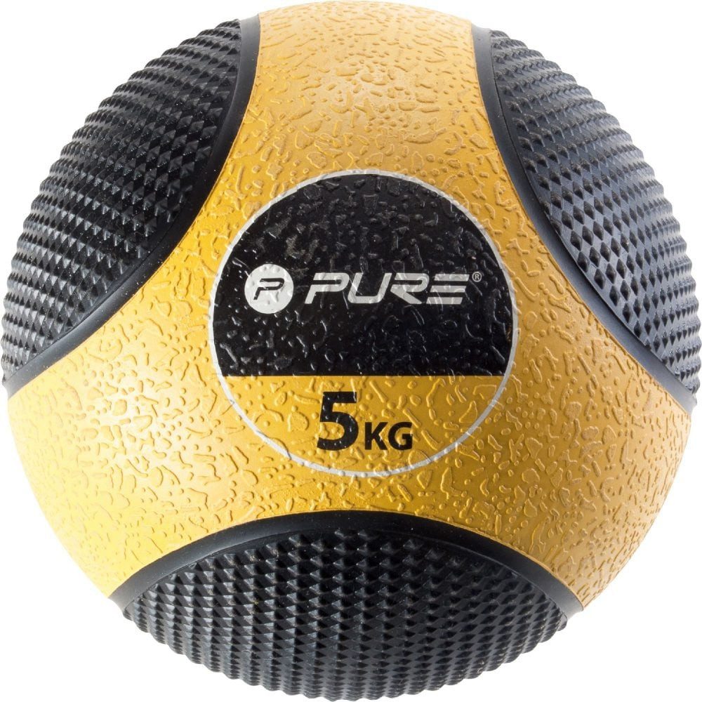 Pure 2 Improve Medizinball 5kg schwarz/gelb