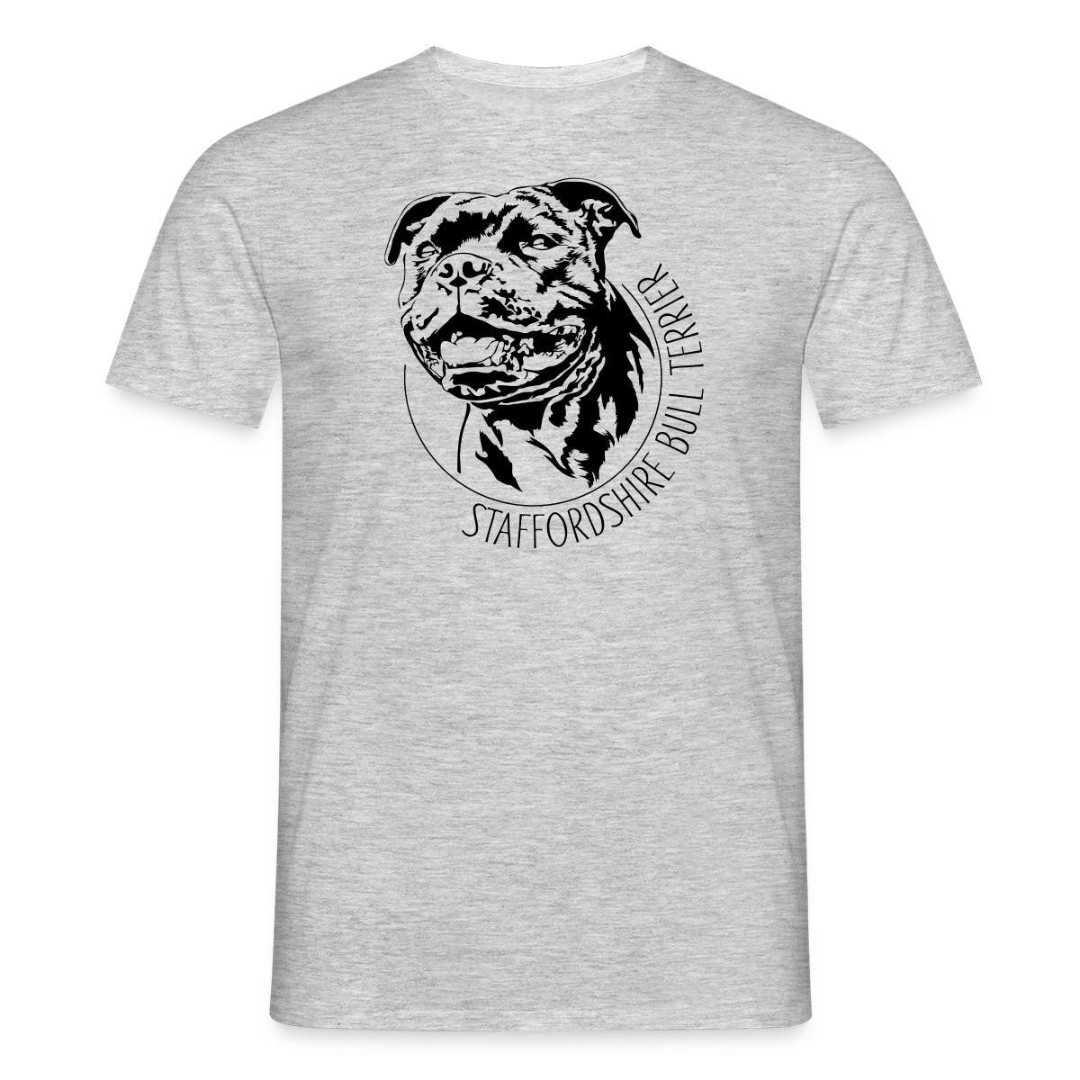 T-Shirt Staffordshire Bull Terrier Männer T-Shirt