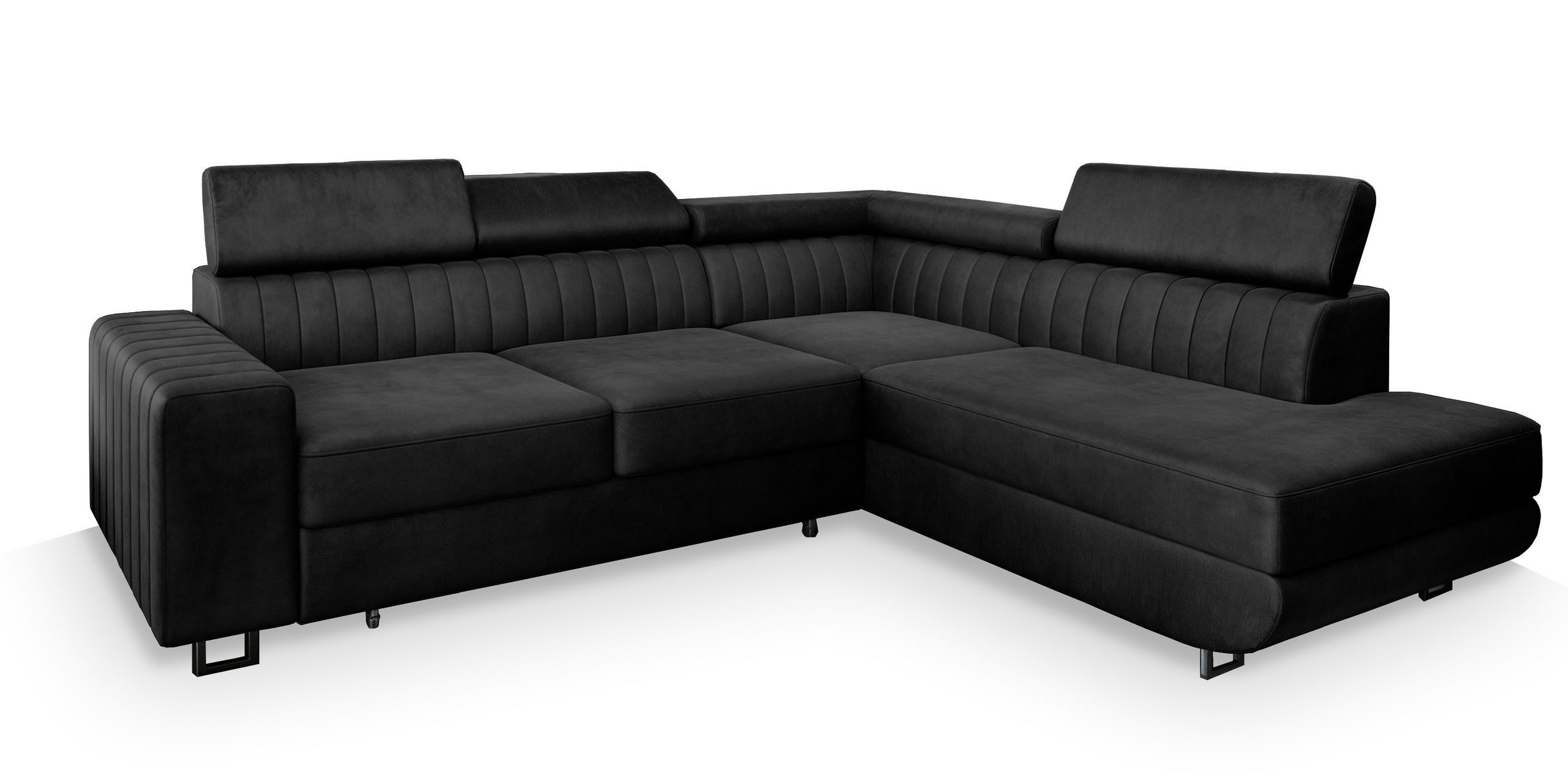 Masseno Ecksofa NOLA mit Schlaffunktion L-Form, Sofa mit Bettkasten günstig online kaufen