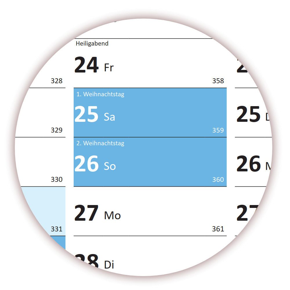 LYSCO Wandkalender XXL Wandplaner DIN A0 2027 Kalender mit extra großen Tageskästchen, Format 841 x 1189 mm mit 14 Monate - von Dezember 2026 bis Januar 2028, (Kalender werden gerollt geliefert)