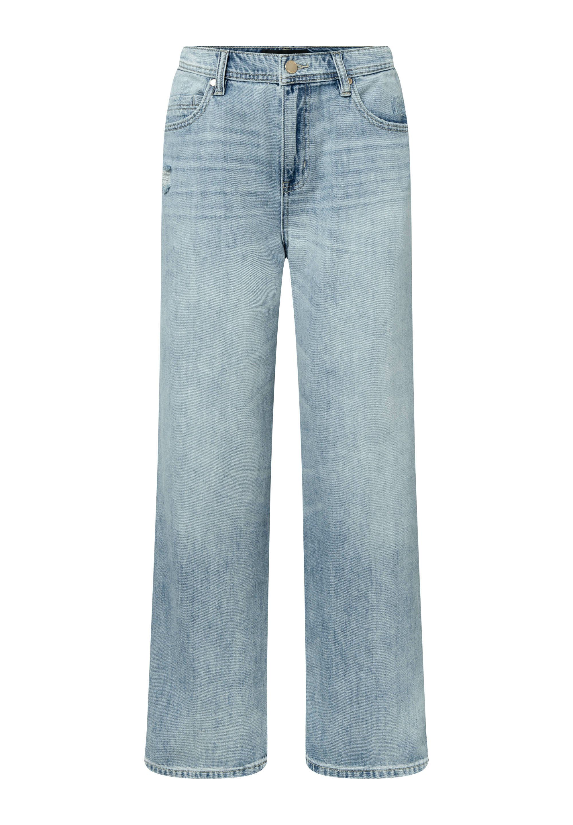 Tucker Straight Liverpool Easy High Loose-fit-Jeans und Stretchy komfortabel Rise