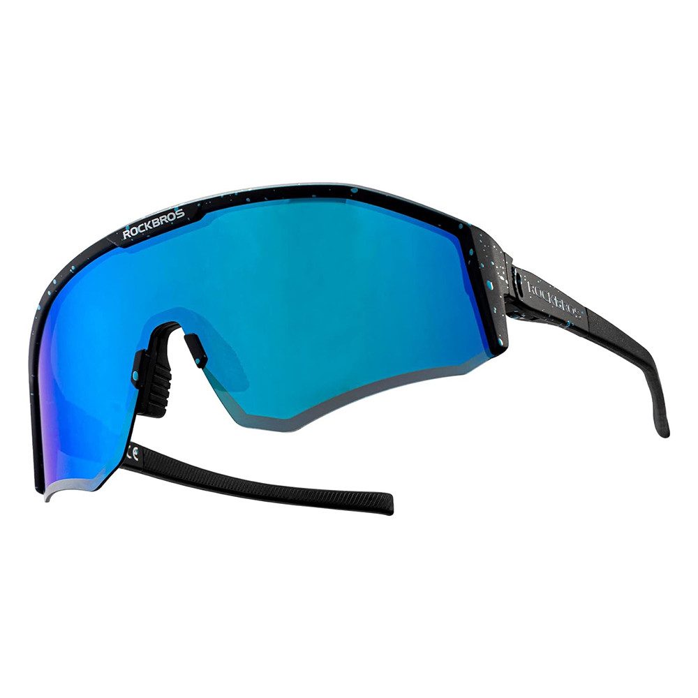 ROCKBROS Fahrradbrille Sportbrille Sonnenbrille Radsportbrille, (Spar-Set, 1-St., 179 g leicht), polarisiert, UV400, leicht, inkl. Etui