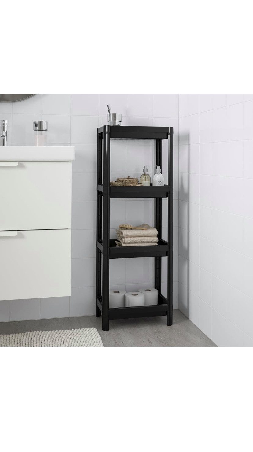 IKEA Steckregal IKEA VESKEN Steckregal/Aufbewahrung mit Vier Böden, 36x23x101 cm