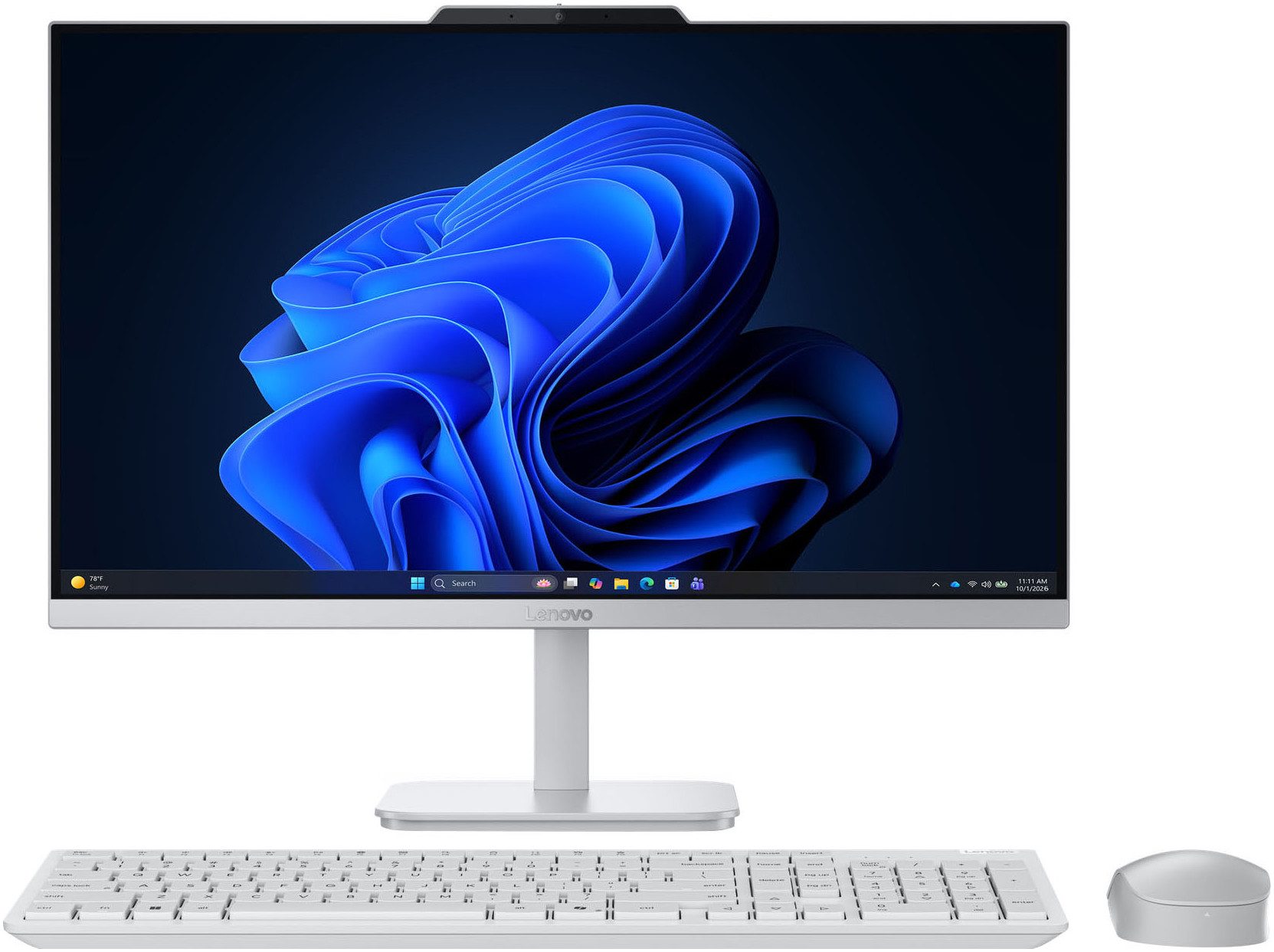 Lenovo AIO A105a All-in-One PC (23,8 Zoll, AMD Ryzen 5 40, Radeon™ 610M, 16 GB RAM, 512 GB SSD)