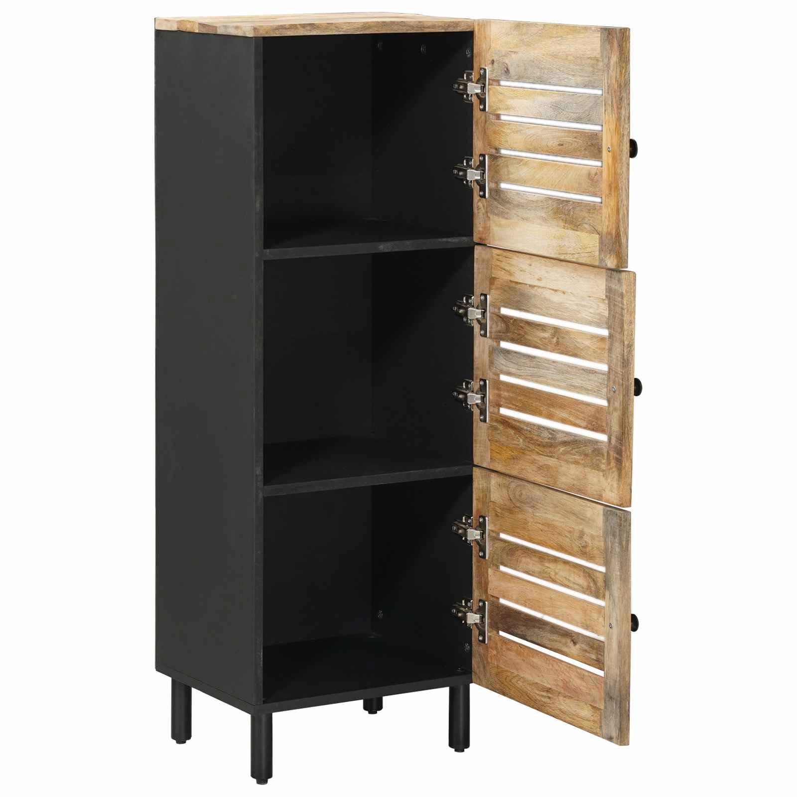vidaXL Schranksystem Stauraumschränke Natur 40 x 33 x 110 cm Massivholz (1-St)