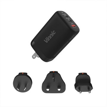 VINNIC TRIVOR 4-in-1 Travel Kit (65W, Dock, 2x 1.2m USB-C Kabel) USB-Ladegerät