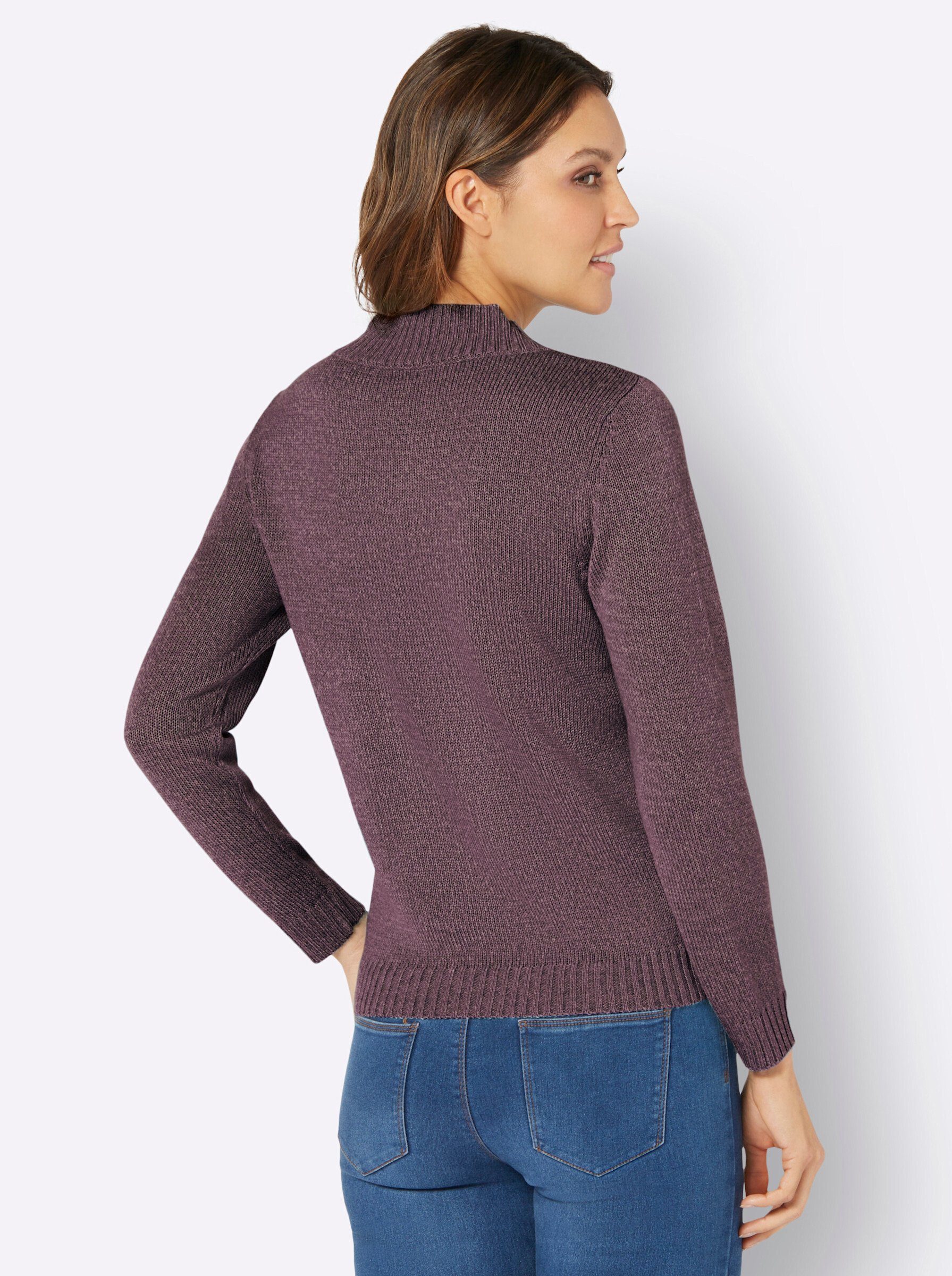 Sieh an! Strickpullover Langarm-Pullover günstig online kaufen
