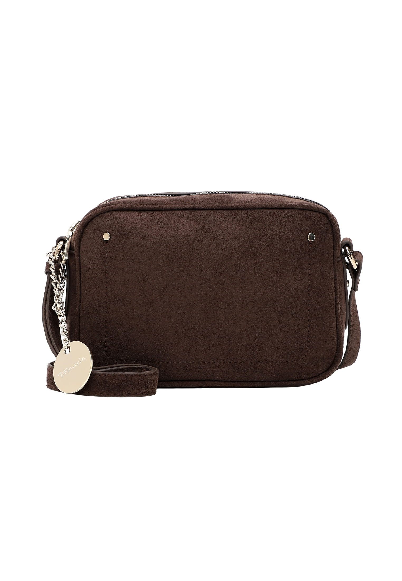 Tamaris Umhängetasche TAS Marina Suede, Logo Anhänger