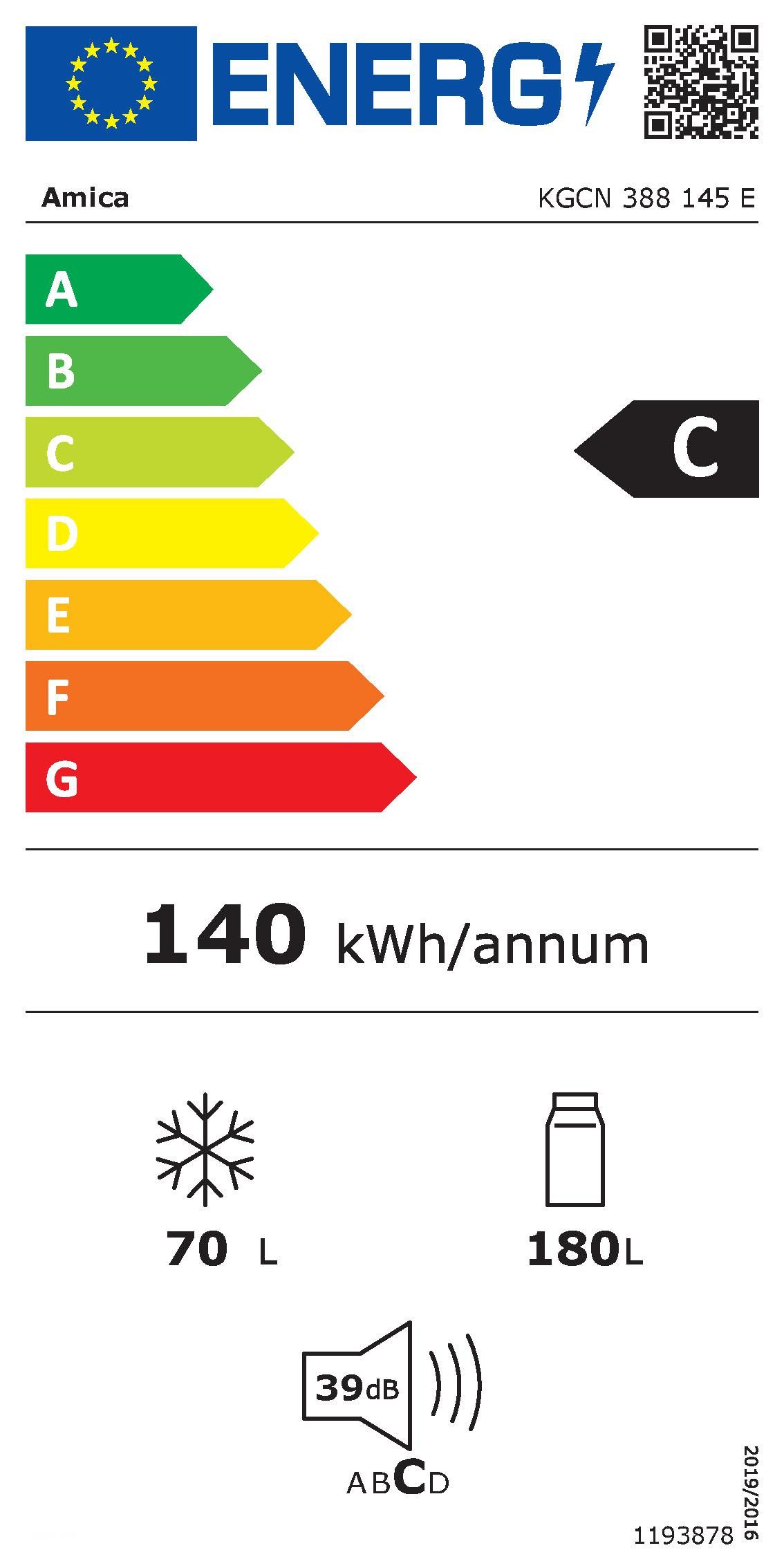 Energieeffizienzklasse: 