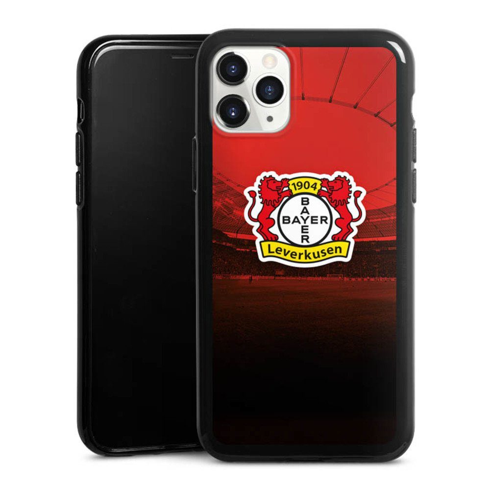 DeinDesign Handyhülle Bayer 04 Leverkusen Offizielles Lizenzprodukt, Apple iPhone 11 Pro Silikon Hülle Bumper Case Handy Schutzhülle