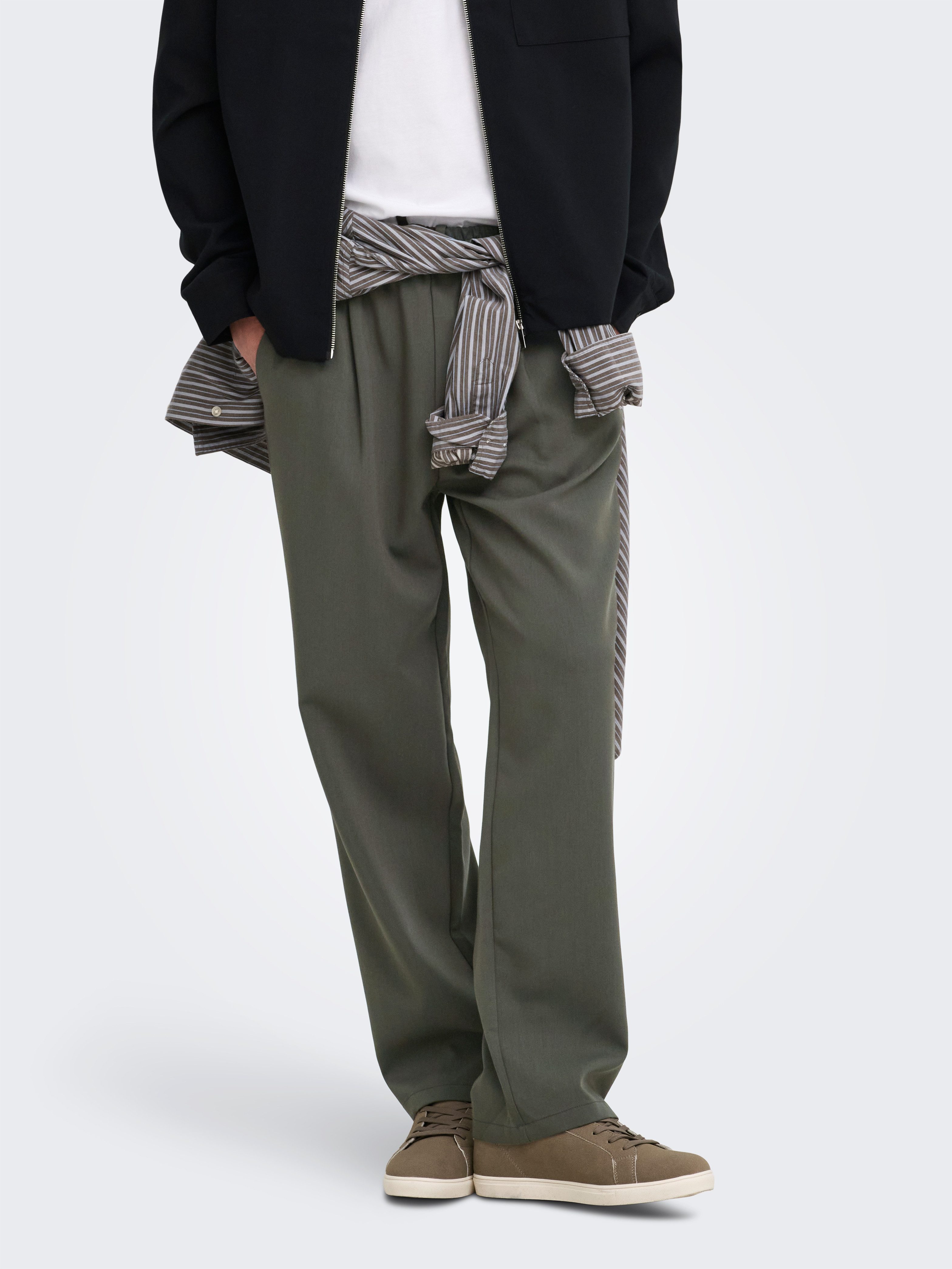 ONLY & SONS Schlupfhose ONSWILL 0292 LOOSE STRING PANT FRML NOOS Materialmix, relaxed fit
