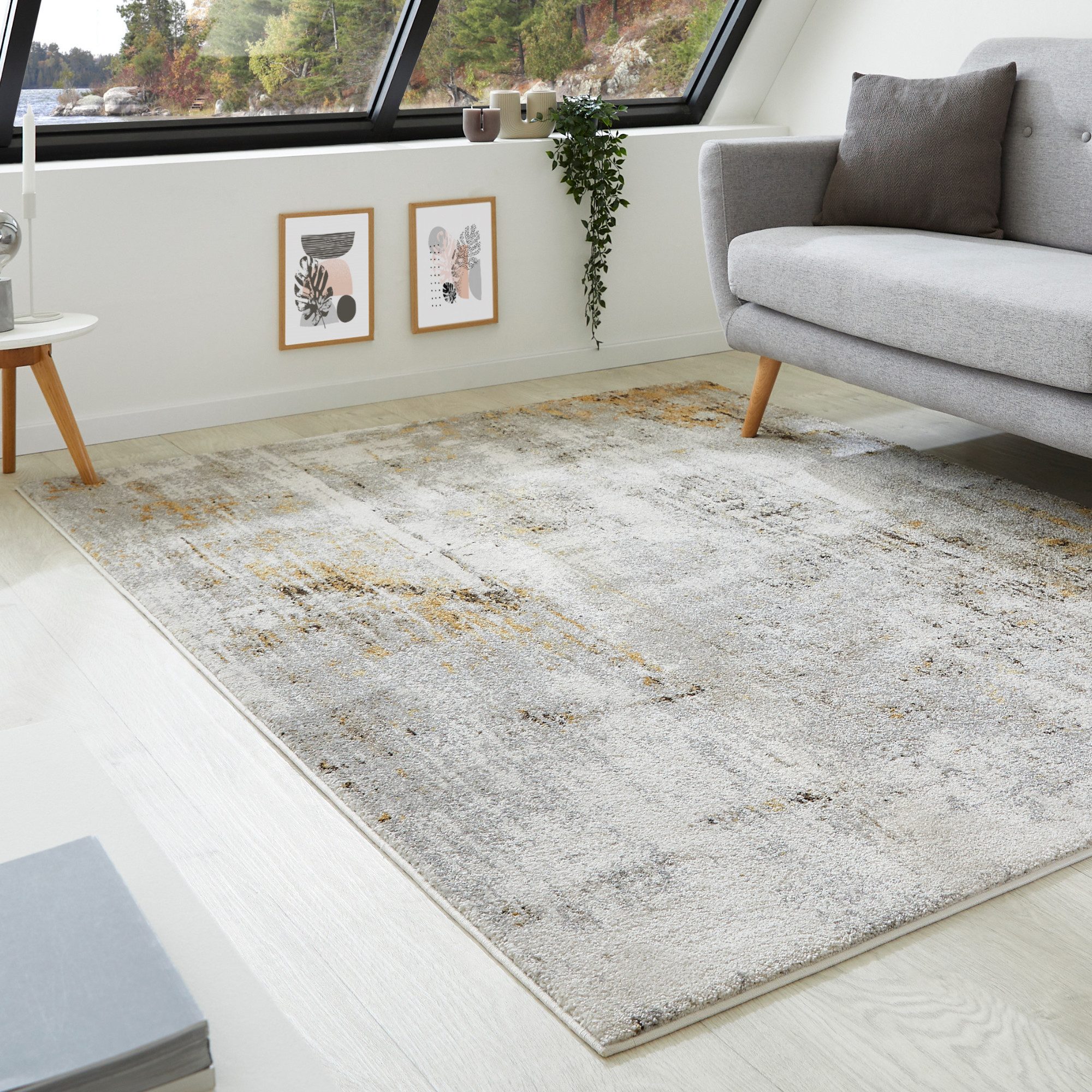 LUXOR living Teppich Montreal, rechteckig, Höhe: 12 mm, Kurzflor, modernes Design, Wohnzimmer, Schlafzimmer