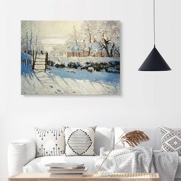 Posterlounge Forex-Bild Claude Monet, Die Elster I, Wohnzimmer Malerei
