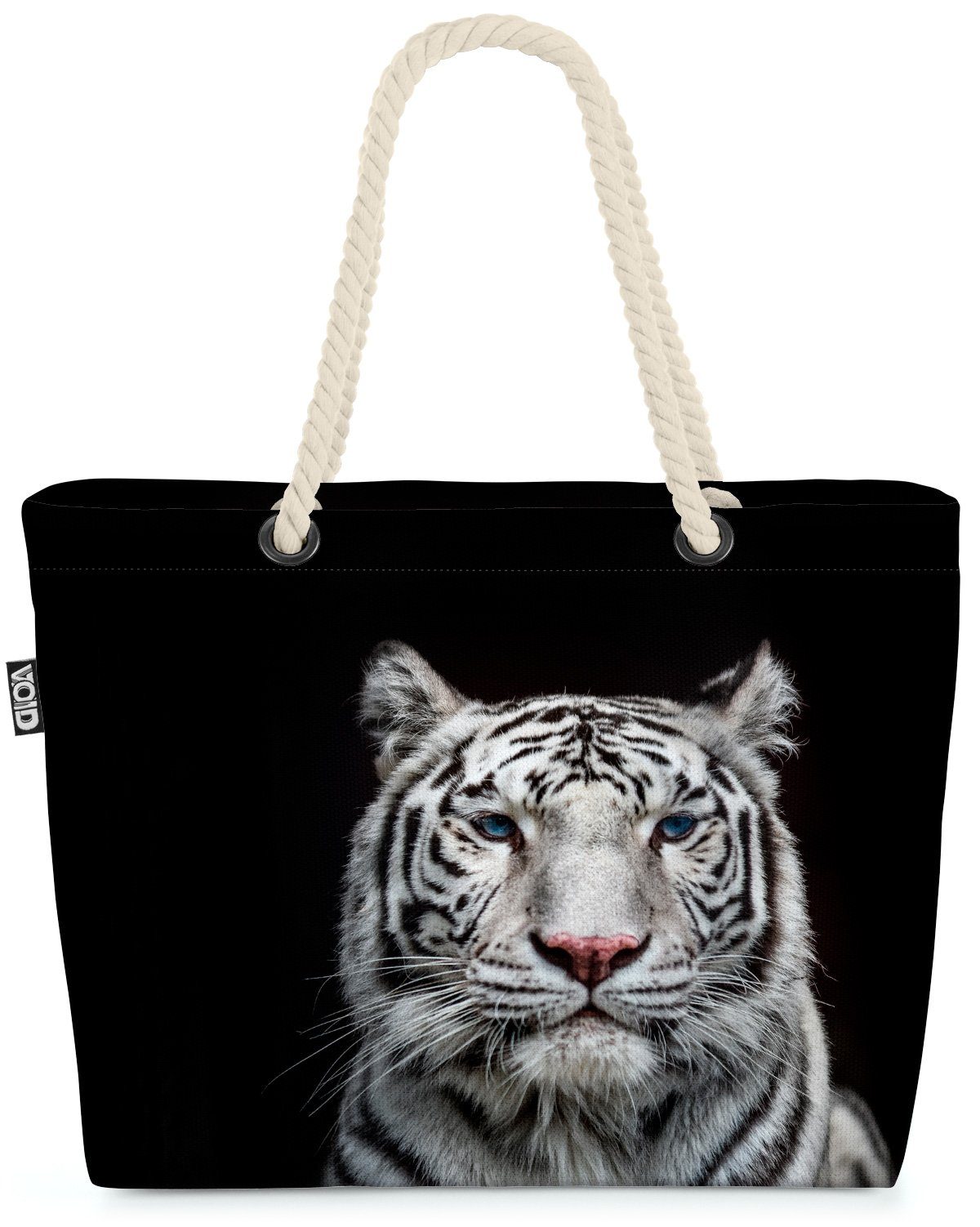 VOID Strandtasche (1-tlg), Bengalischer Tiger Schneetiger Bengalischer Tiger Schneetiger Bengal