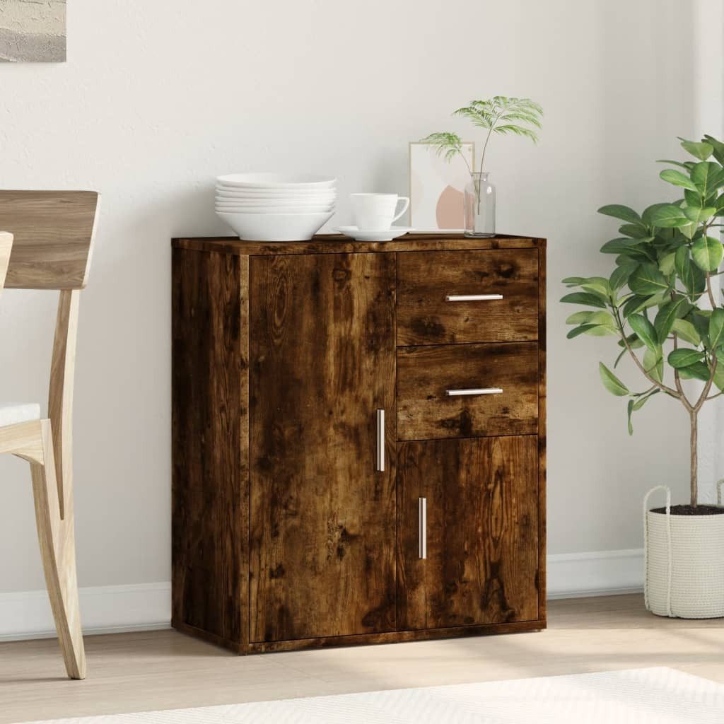vidaXL Sideboard Sideboard Räuchereiche 60x31x70 cm günstig online kaufen