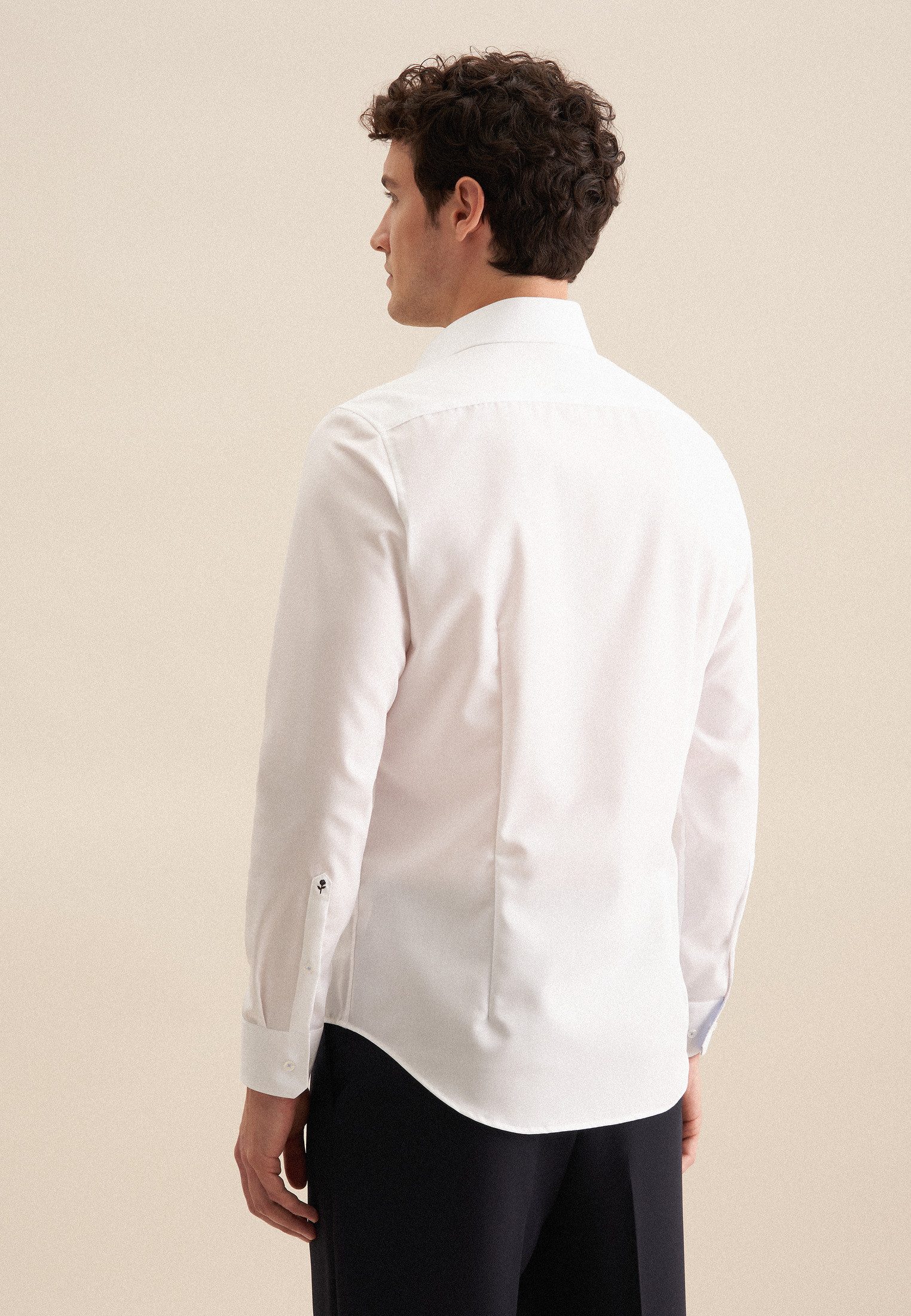 seidensticker Businesshemd Slim Slim 1/1 Kentkragen Uni günstig online kaufen