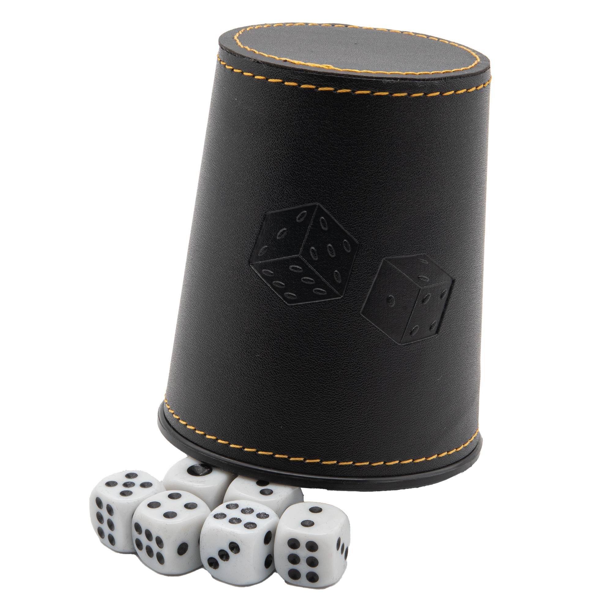Spiel Würfelbecher Knobelbecher Lederwürfelbecher