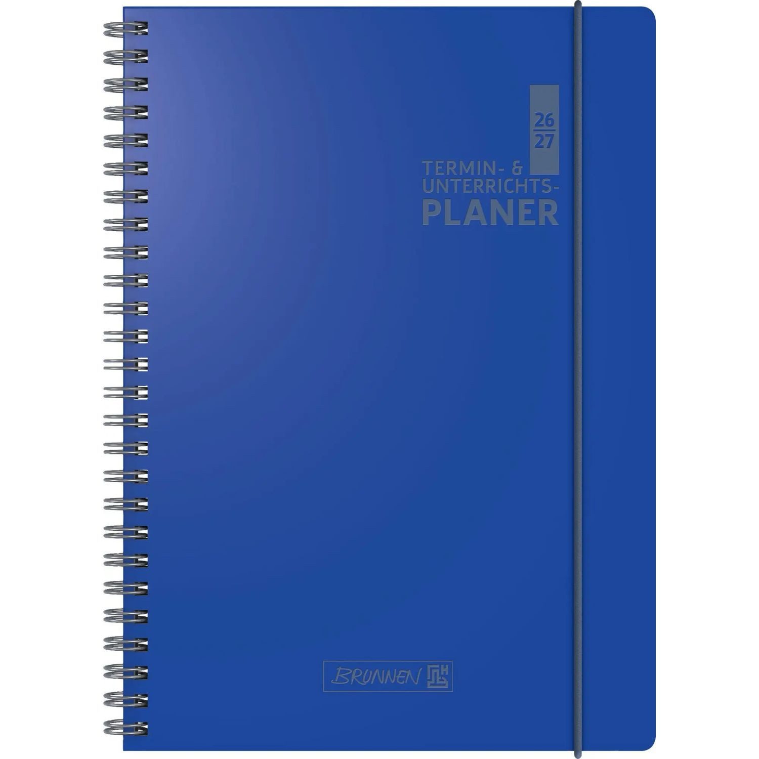 Baier & Schneider Lehrerkalender Termin- & Unterrichtsplaner 2026/2027, A4, Kunststoff, blau