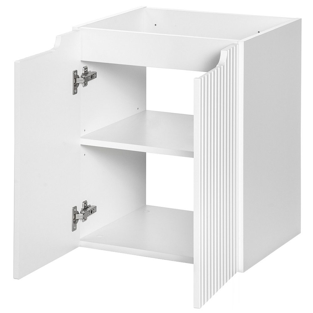 Lomadox Unterschrank NEWPORT-56-WHITE Waschtischunterschrank, weiß mit günstig online kaufen