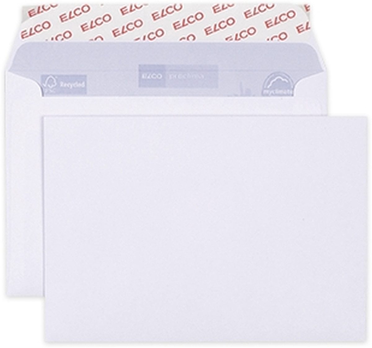 ELCO Briefumschlag Briefumschläge Proclima Box C6 natürlich weiß Haftklebung Innendruck 1