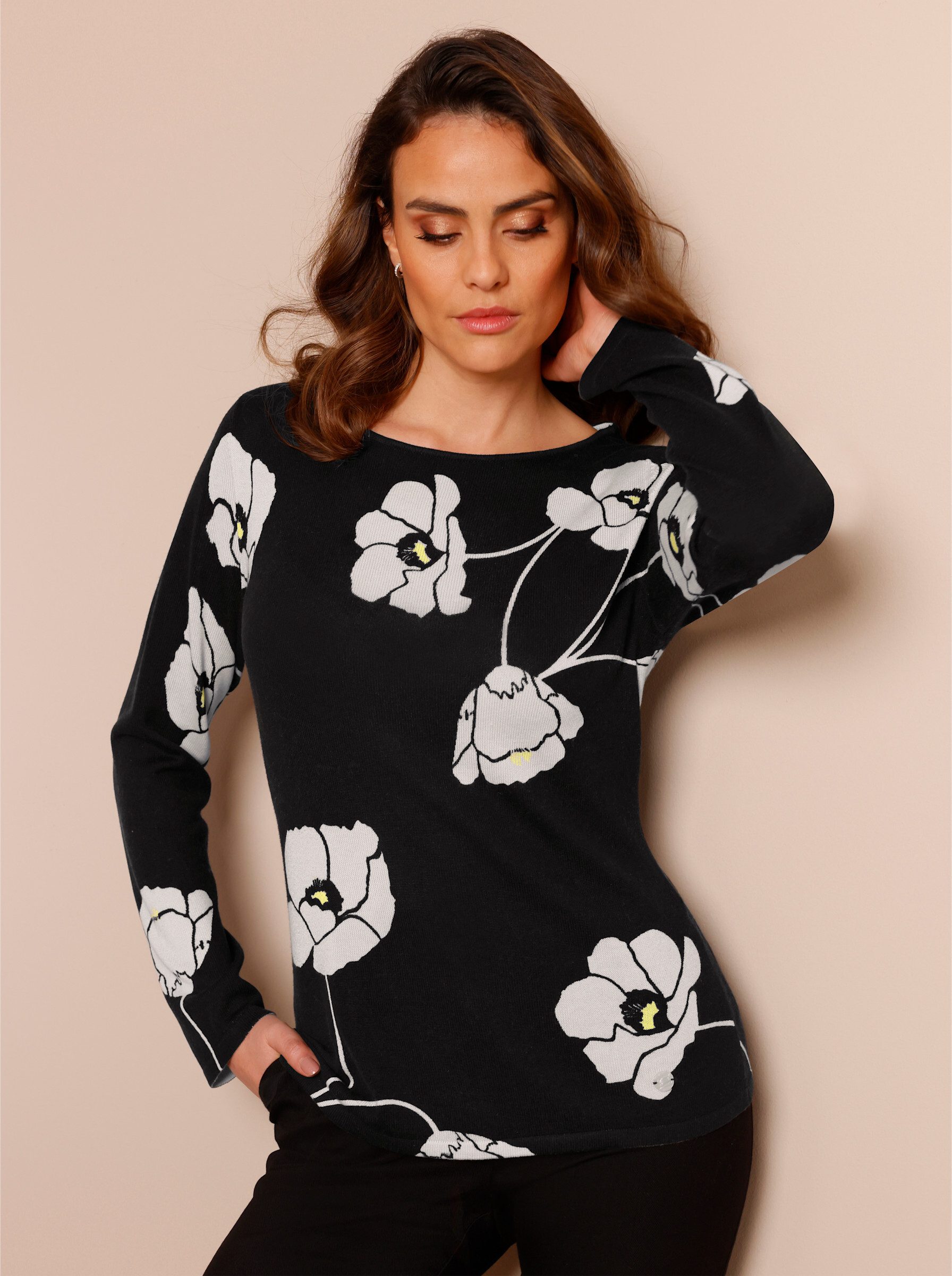 creation L Strickpullover Feinstrickpullover .