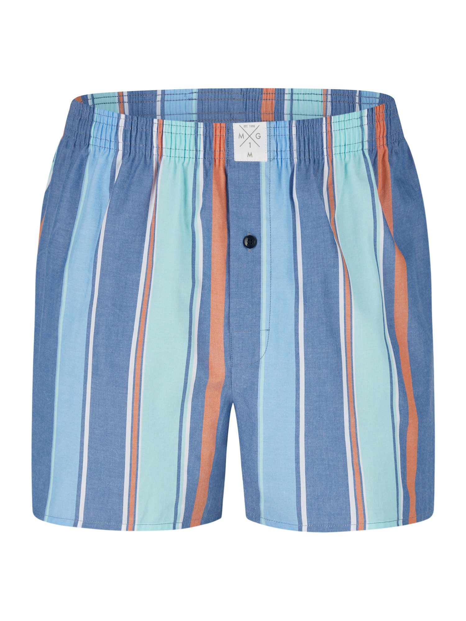 MG-1 Boxer Classics (6-St) American Boxershorts - weit geschnitten - Knopfleiste