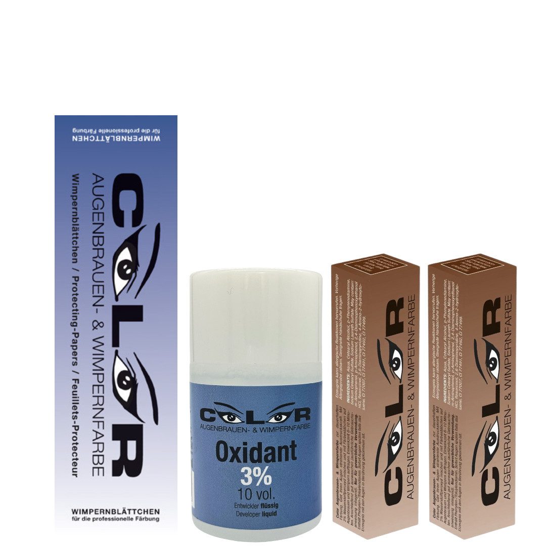 Comair Germany Augenbrauenfarbe Color Augenbrauen- & Wimpernfarbe Set