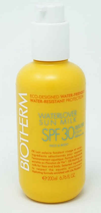 BIOTHERM Duschgel Biotherm Waterlover Sun Milk SPF30 Face & Body Sonnenpflege 200ml