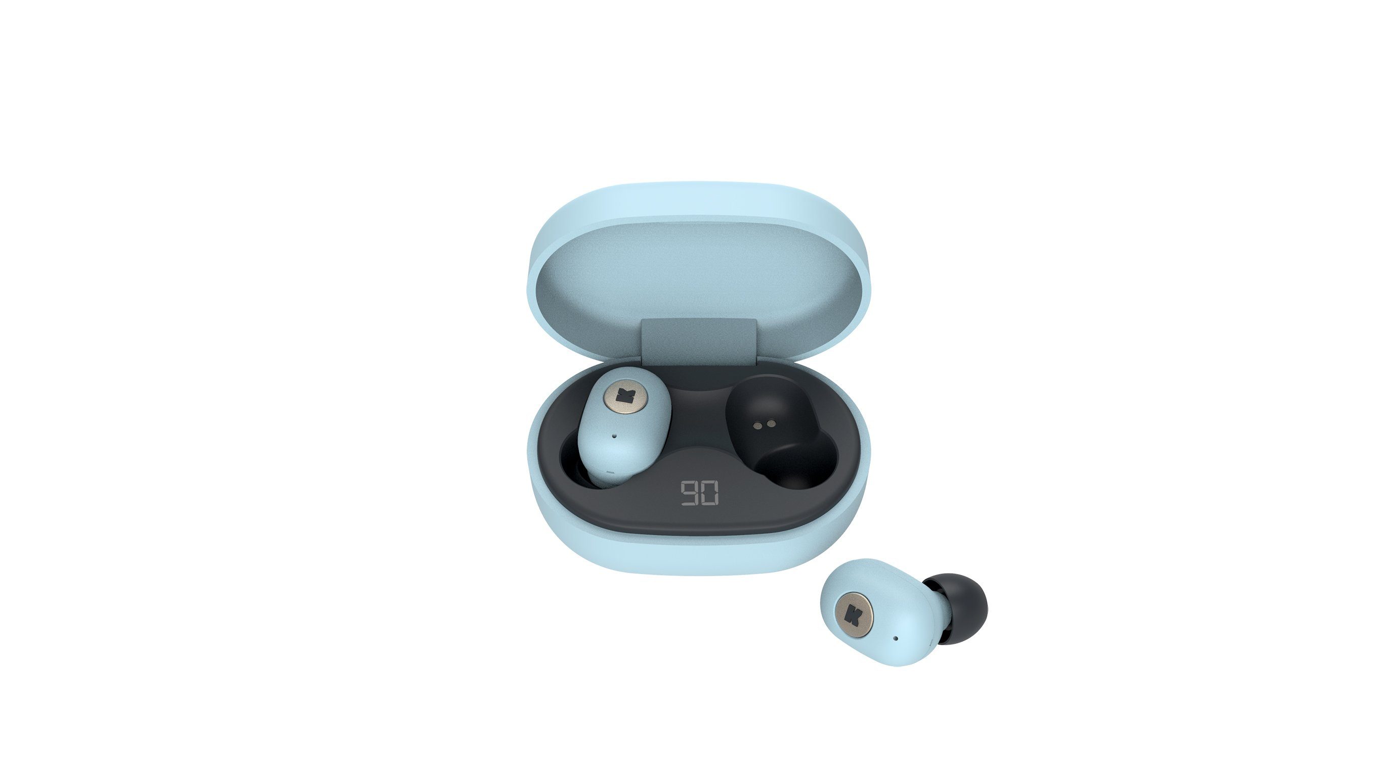 (aBEAN Bluetooth Kopfhörer) misty On-Ear-Kopfhörer KREAFUNK blue