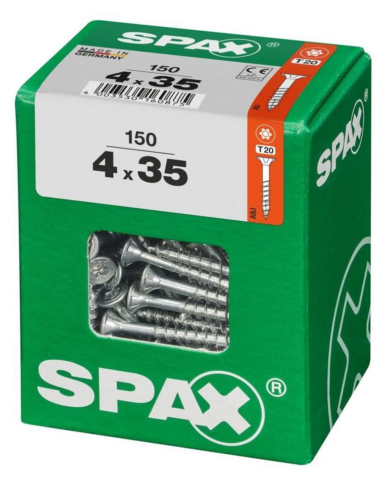 Thumbnail - SPAX Holzbauschraube Spax Universalschrauben 4.0 x 35 mm TX 20 - 150
