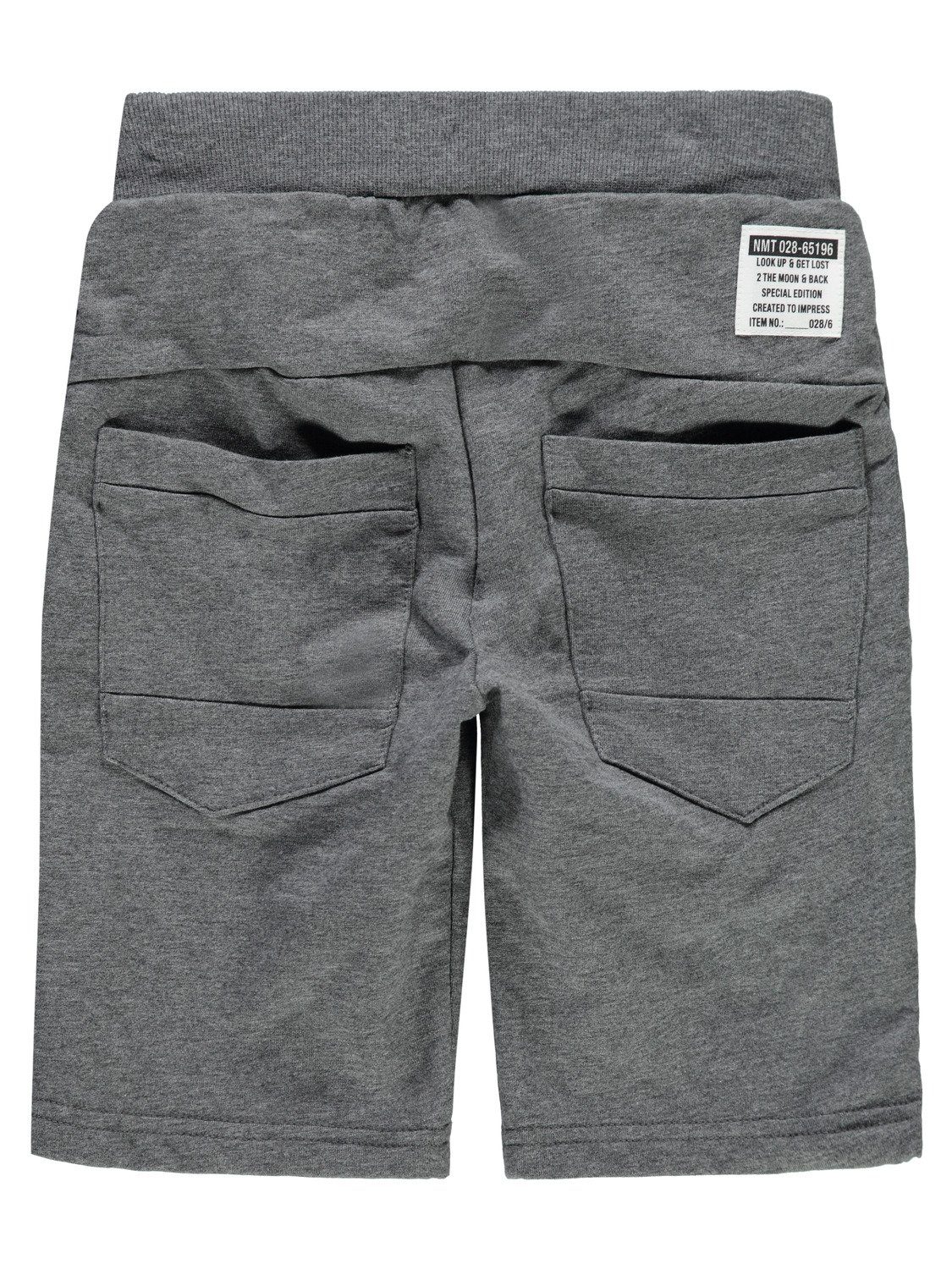 Name It Sweatshorts Name It Jungen Stoff-Bermuda knielang in grau