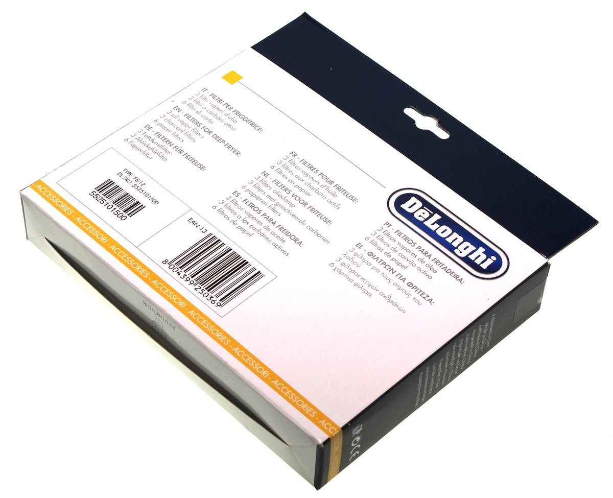 De'Longhi Fettfilter DeLonghi 5525101500 Filter für F1000, F818, F870, F874, F880, F881
