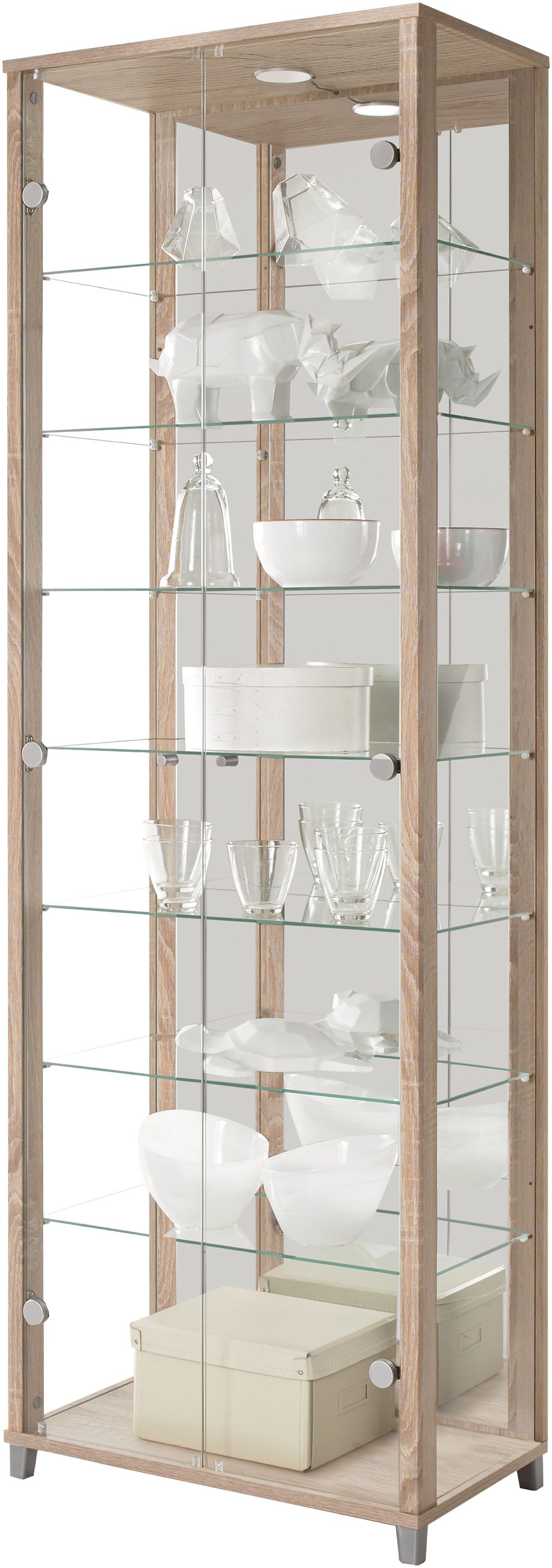 fif möbel Vitrine OPTIMA Standvitrine/Glasvitrine 2x günstig online kaufen