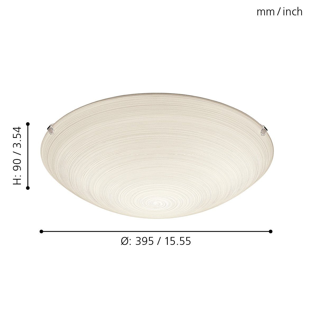EGLO LED Deckenleuchte Malva, Leuchtmittel exklusive, günstig online kaufen